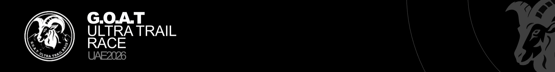 G.O.A.T. Ultra Trail Race banner